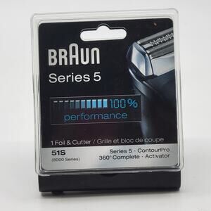 BRAUN 51S 8000/SERIES 5- Shaver FOIL+CUTTER SET New, sealed